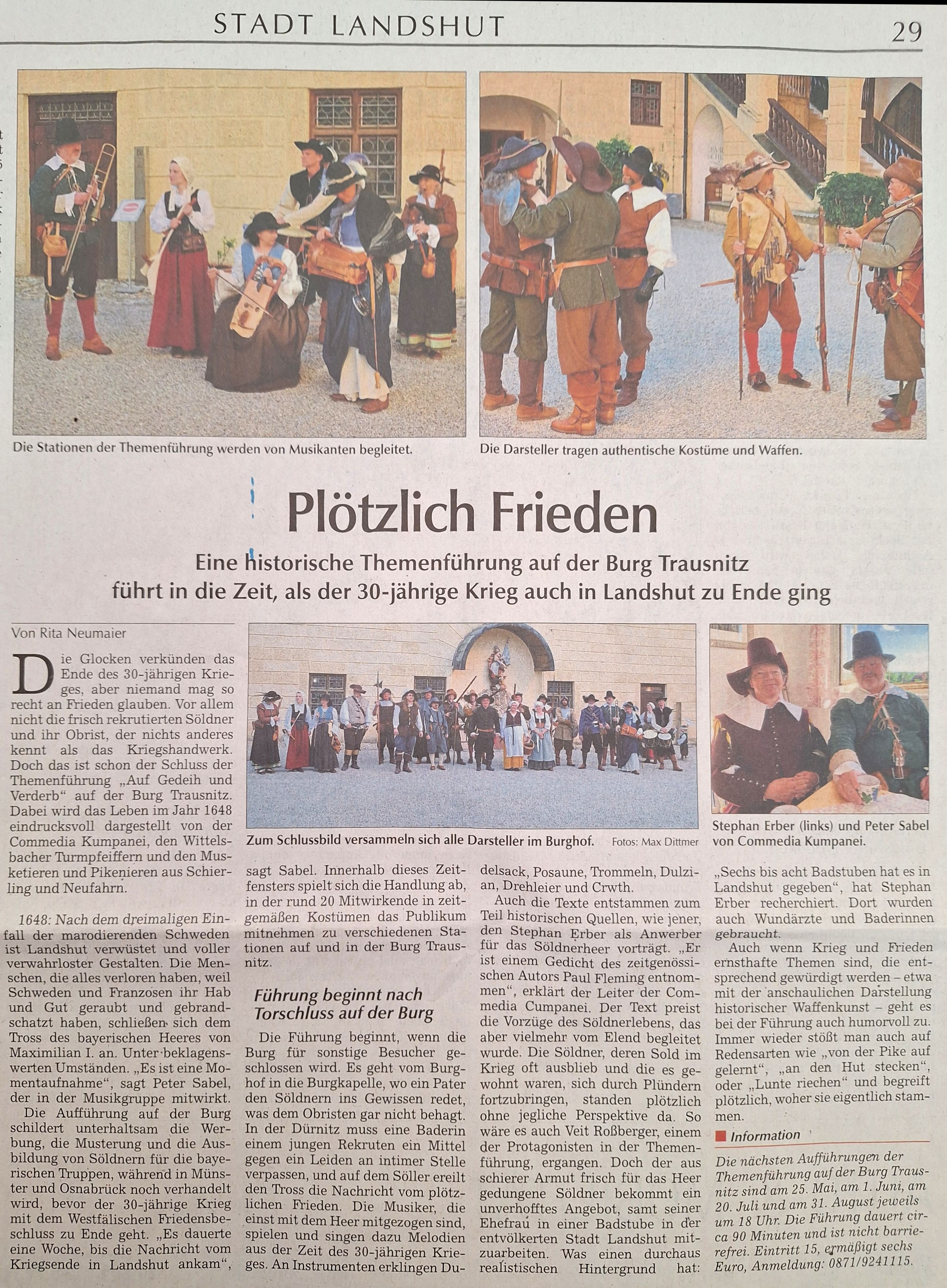 Bericht der Landshuter Zeitung vom 17. Mai 2025